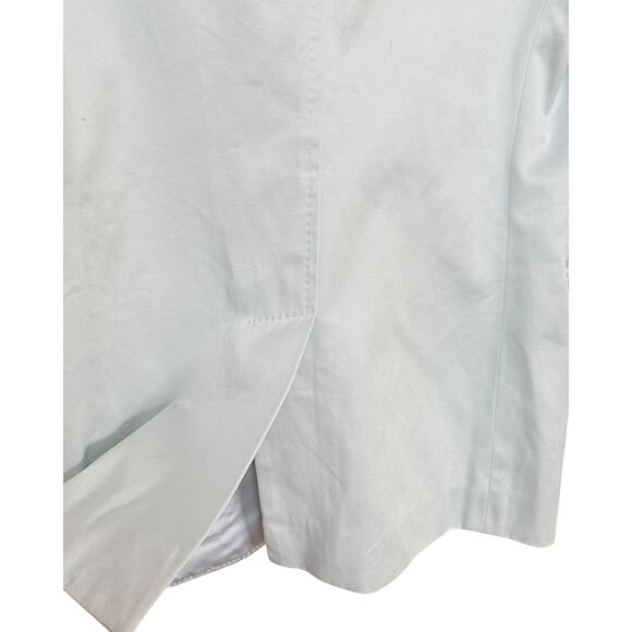 Dolce & Gabbana Light Blue Cotton Blend Blazer Size 46 Authentic Button Closure - Picture 12 of 16